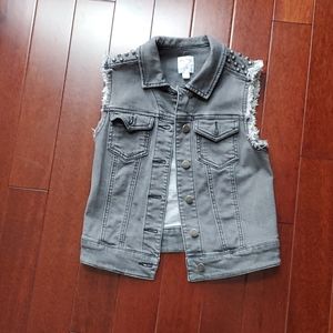 BP Studded Denim Vest
